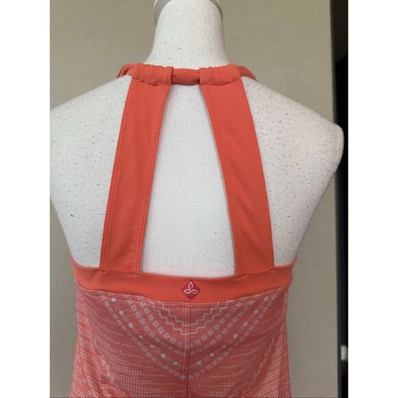 Prana Coral Catina White Pattern Athletic Dress Medium - Picture 3 of 8